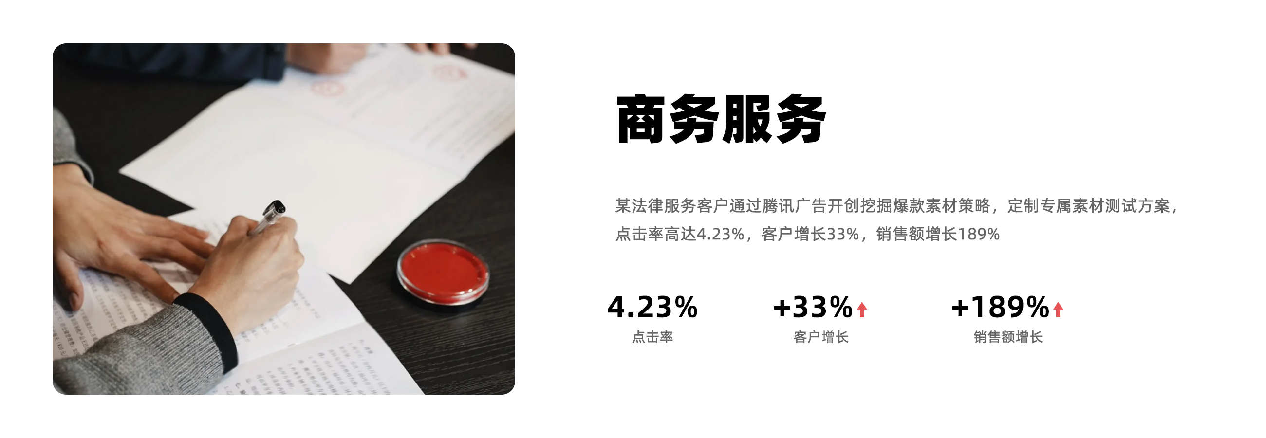 商务服务案例